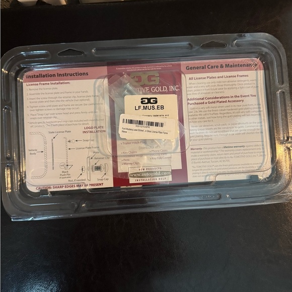 Au-TOMOTIVE GOLD Mustang License Plate Frame
LF.MUS.EB - Picture 2 of 4